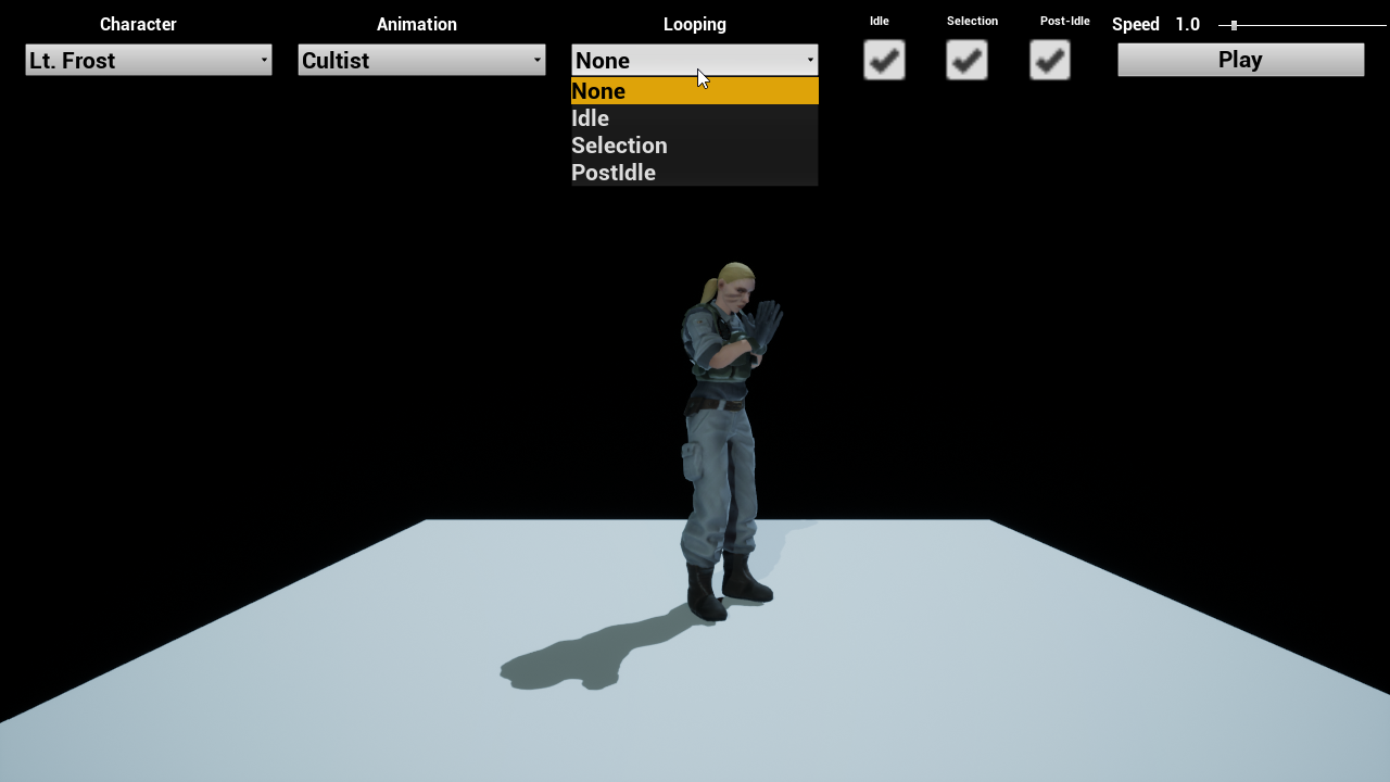 Animation testing environment